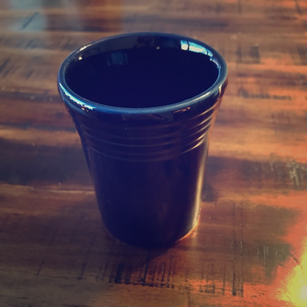 Fiestaware juice tumbler- Cobalt